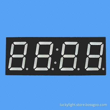 Green Emitting Color Seven-segment LED Display with Low-power Consumption